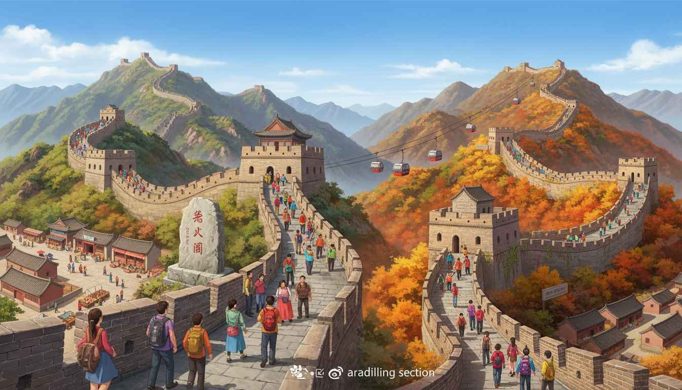 best place to visit great wall of china