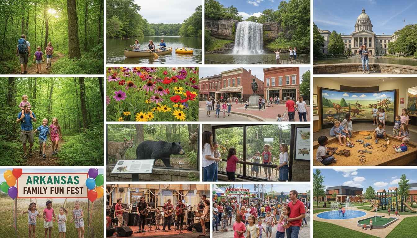 places to visit in arkansas with family