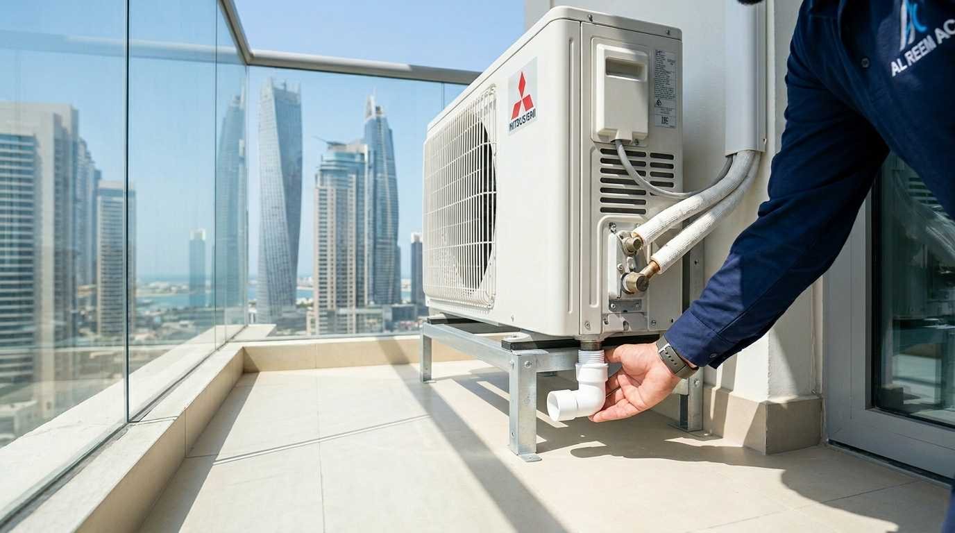 AC outdoor unit dripping water